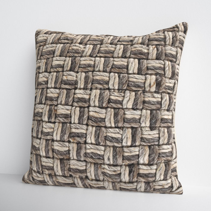 Joss & Main Sierra Plaid Wool Blend Pillow Cover & Reviews Wayfair
